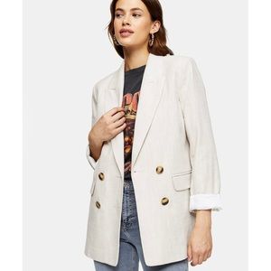Topshop Twill Blazer